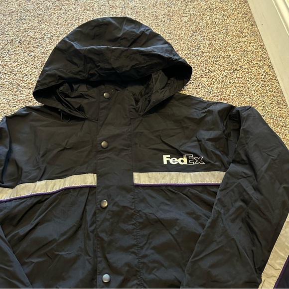 FedEx Delivery Driver Jacket with Reflective Stripe Men’s XXL - Picture 3 of 12